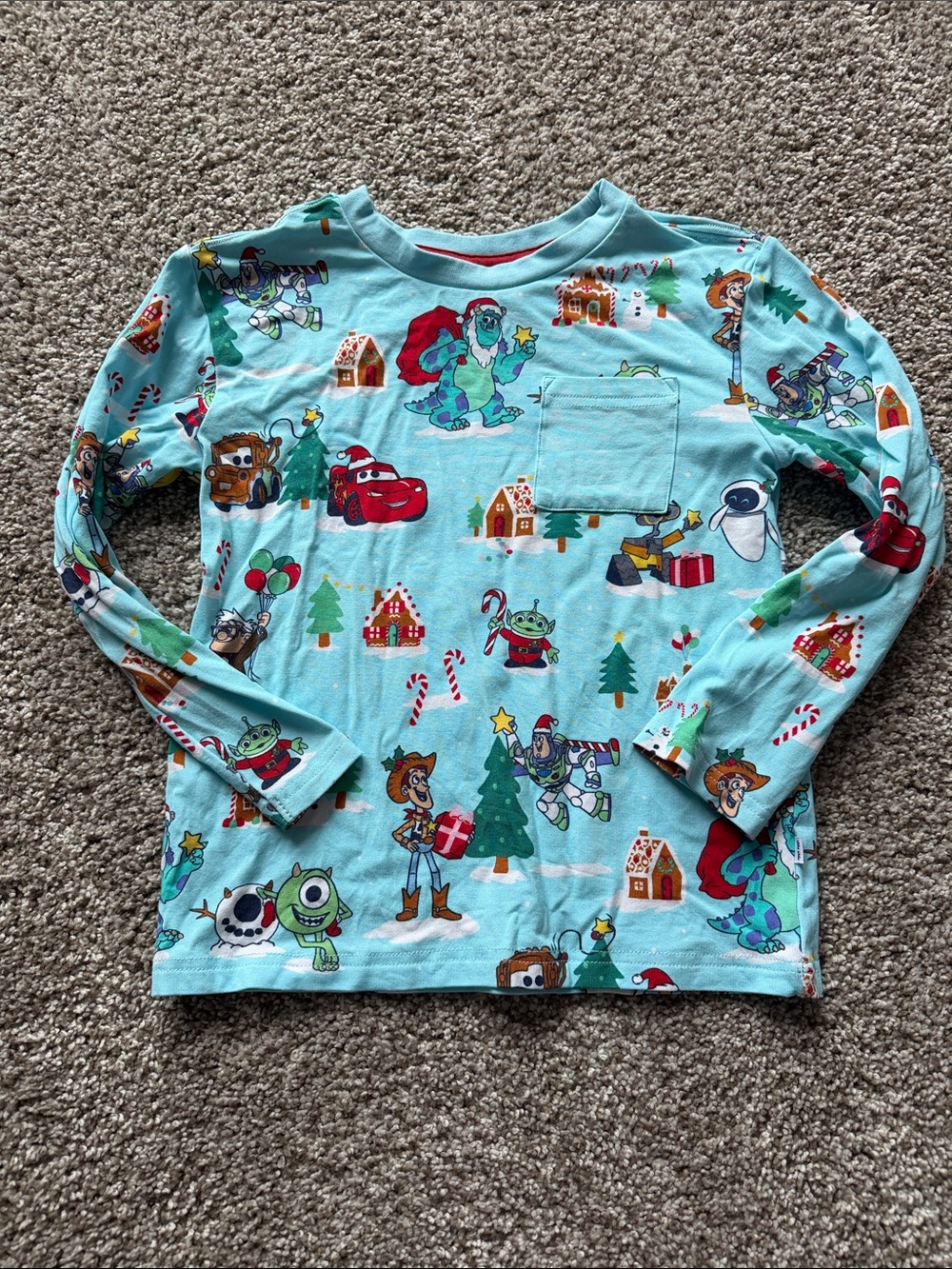 Little Sleepies Pixar Christmas Long sleeve tee